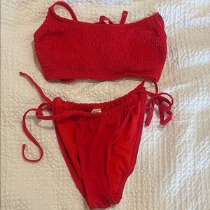 Red Bikini Set